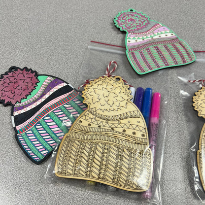 DIY Hat Ornament Set