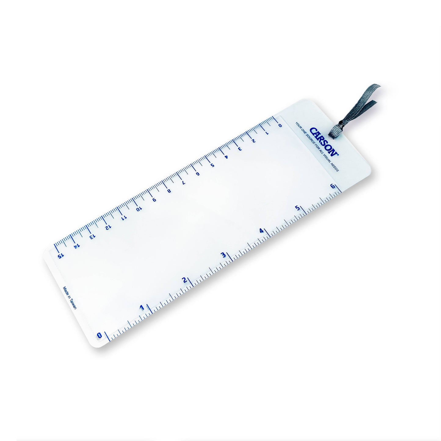 3x Bookmark Magnifying Glass With A 6-Inch Ruler And Tassel