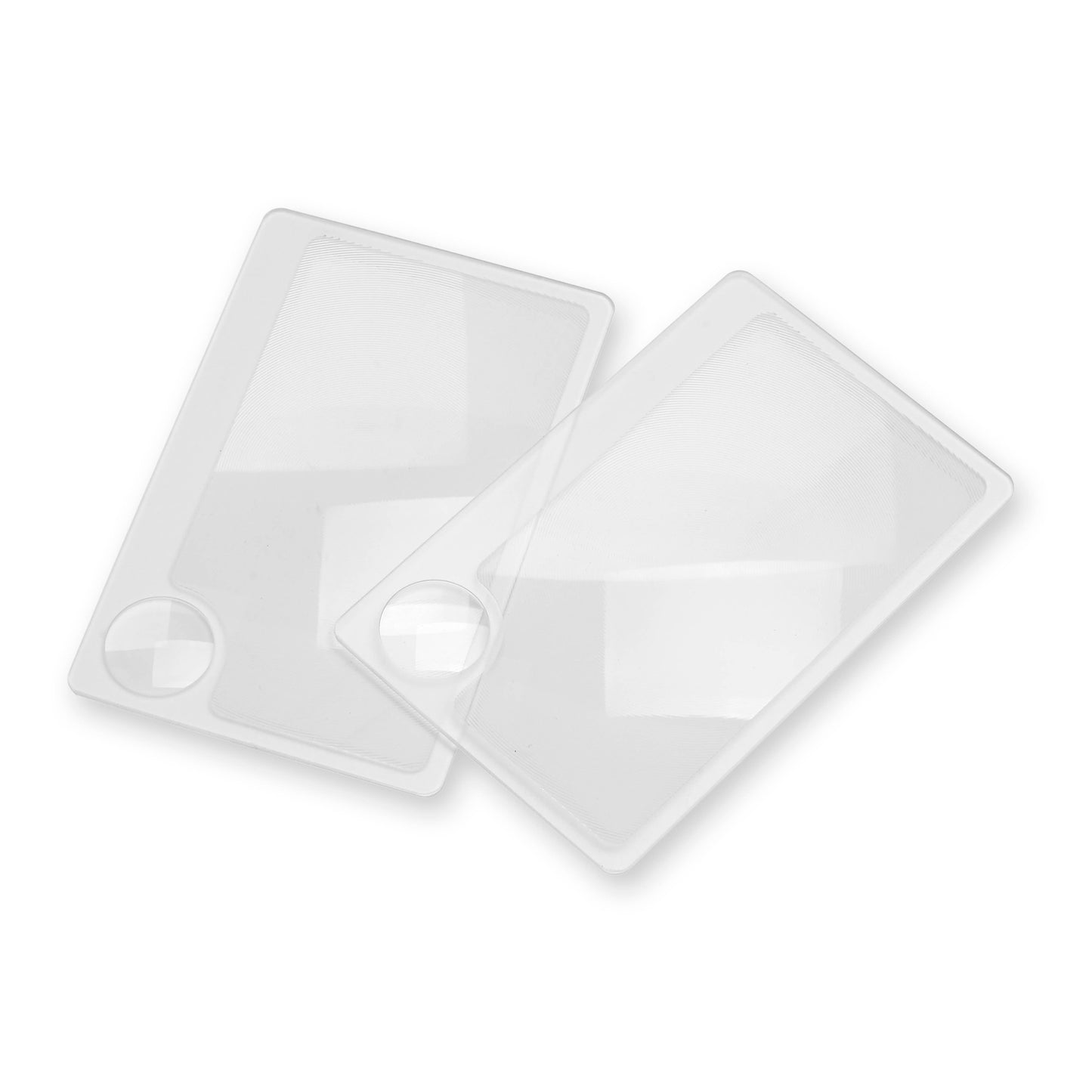 Twin Pack 2.5x Credit Card Size Magnifier With 6x Spot Lens