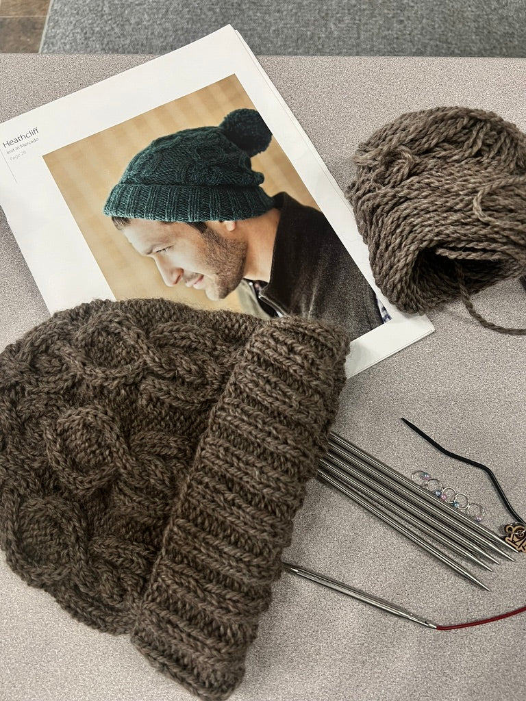 Class on Cabled Hat