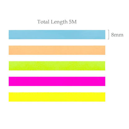 Wrapables Transparent Fluorescent Neon Removable Highlighter