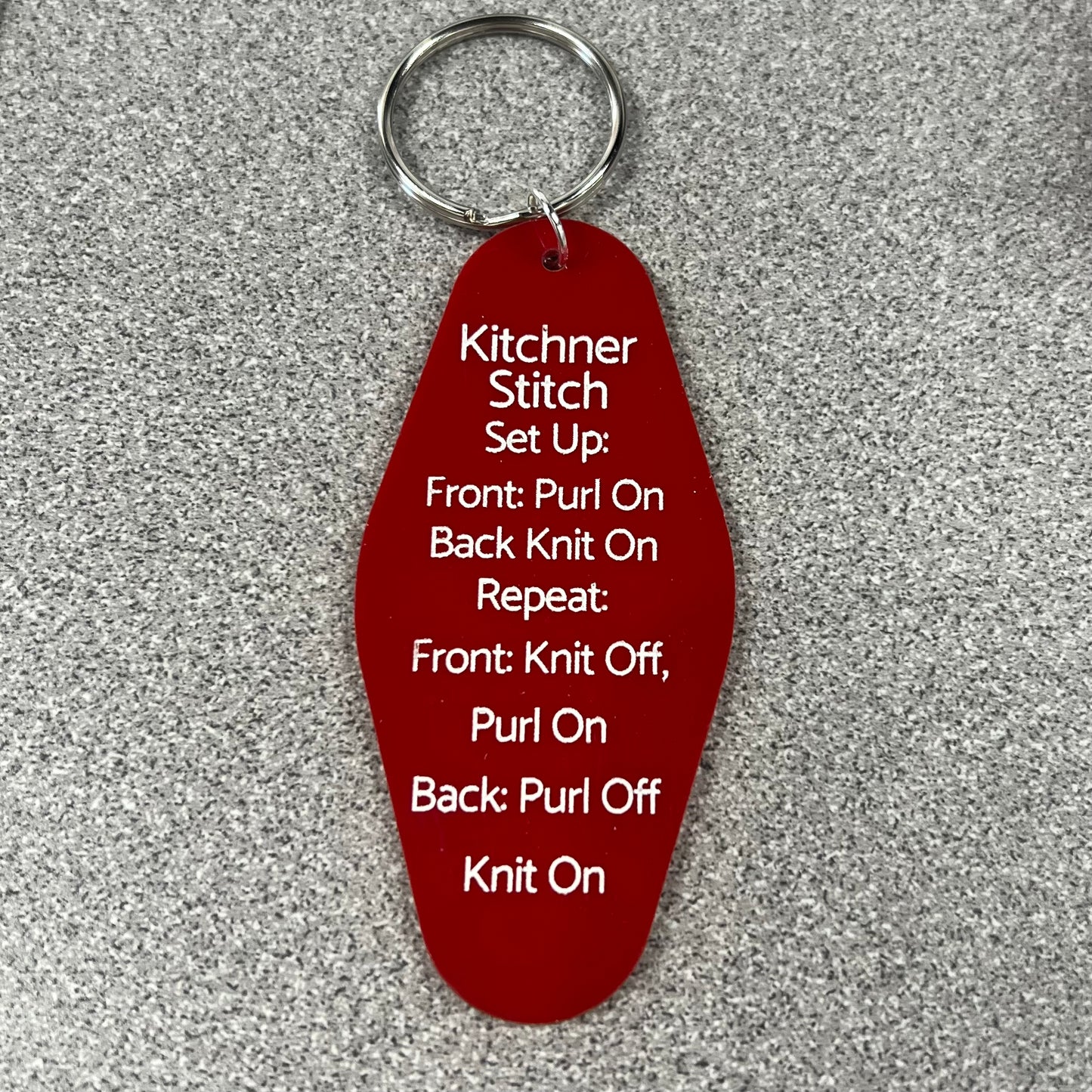 Motel Keychain