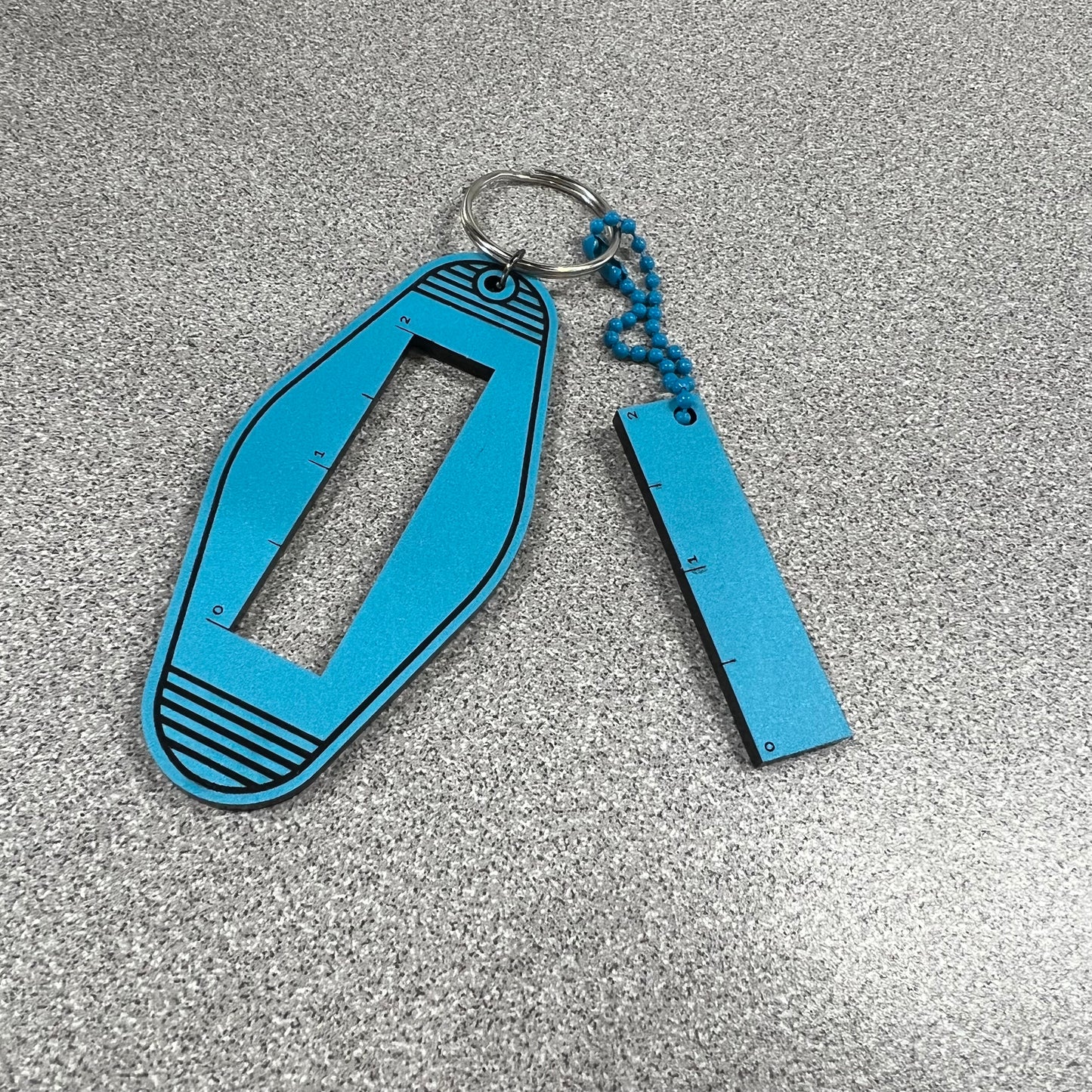 Gauge Ruler Keychain