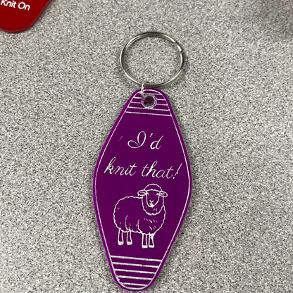 Motel Keychain