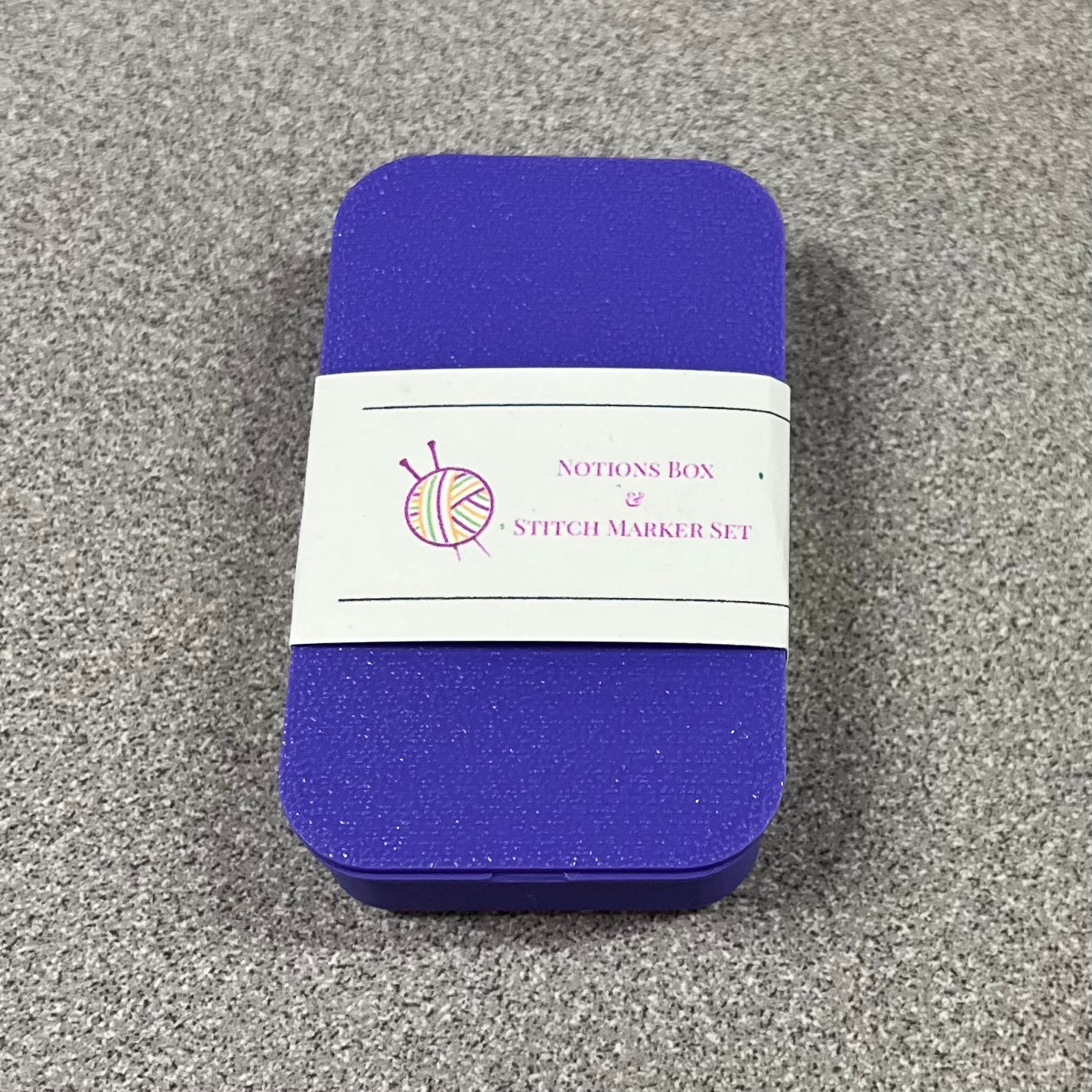 Circle Stitch Marker Notions Box