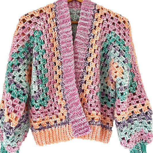 Hexi Cardi Crochet Class by Luna