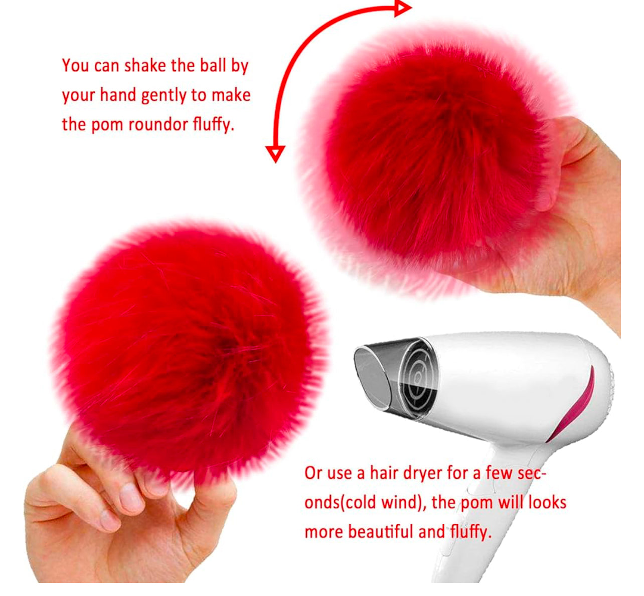 Large PomPoms