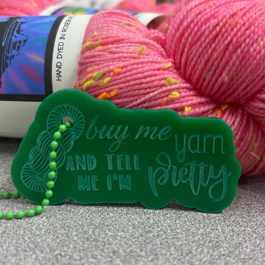 Buy me Yarn Keychain