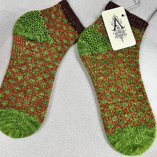 Rhubarb and Custard Socks