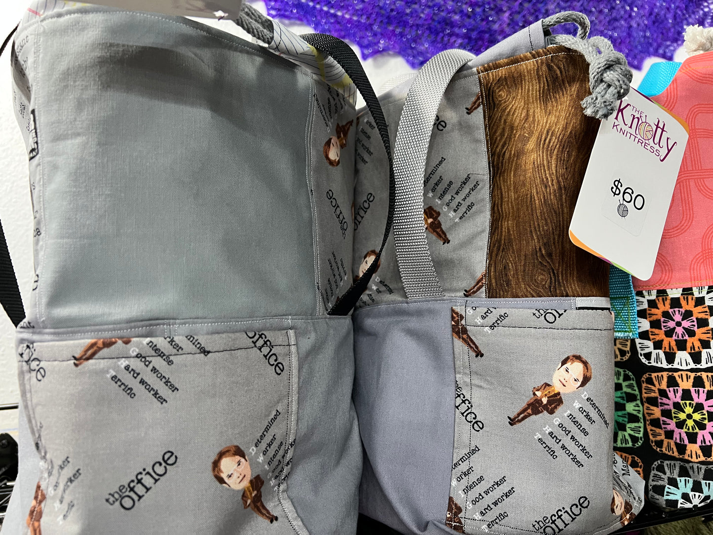 Double Bag Drawstring Tote