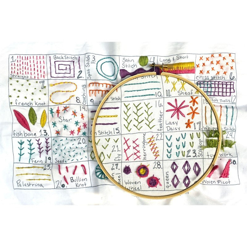 30 Day Sampler Embroidery Kit Volume 1
