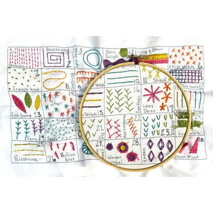 30 Day Sampler Embroidery Kit Volume 1