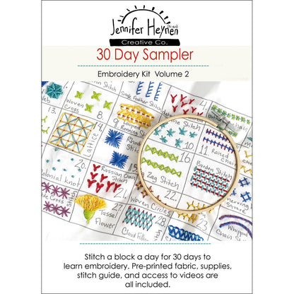 30 Day Sampler Embroidery Kit Volume 2