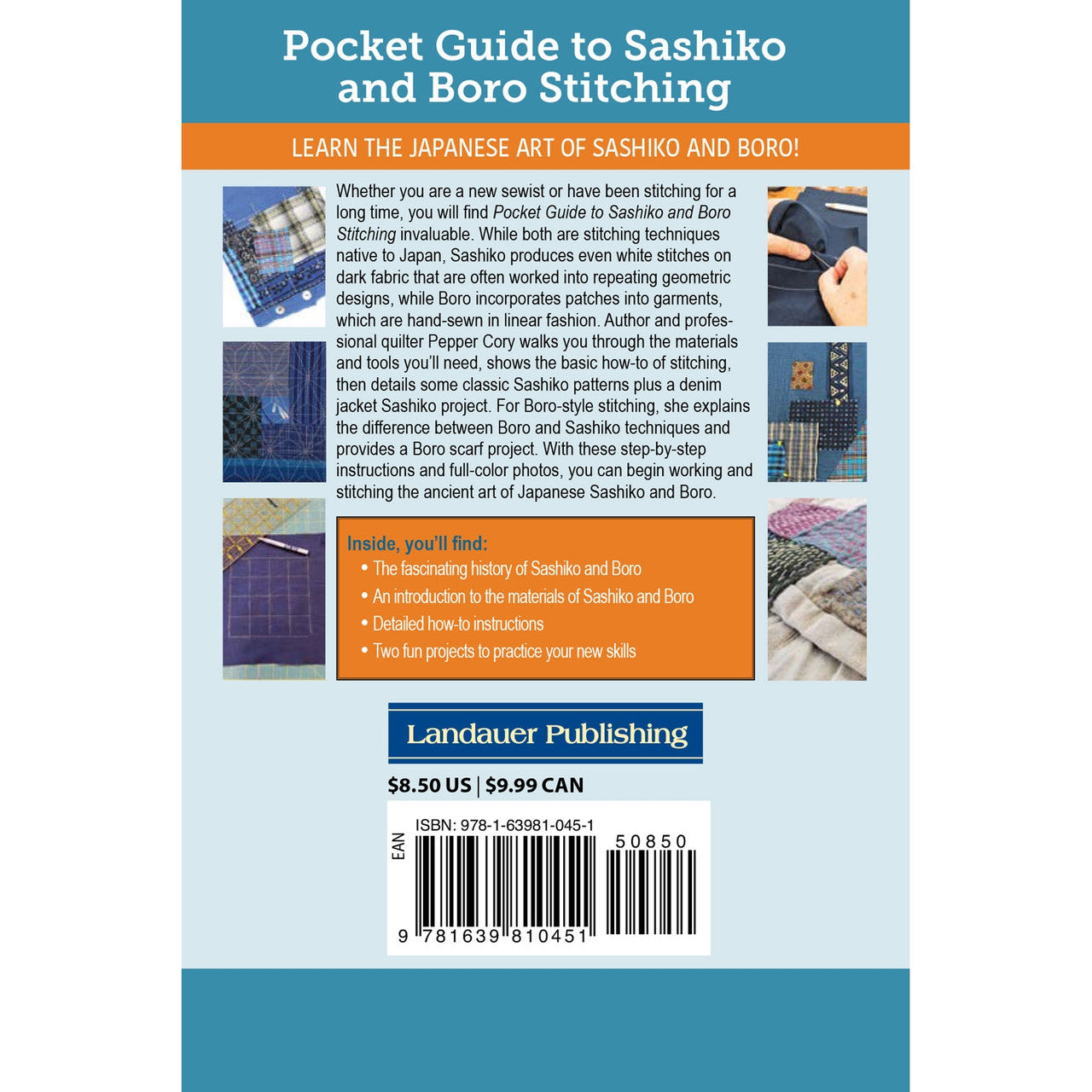 Pocket Guide to Sashiko and Boro Stitching