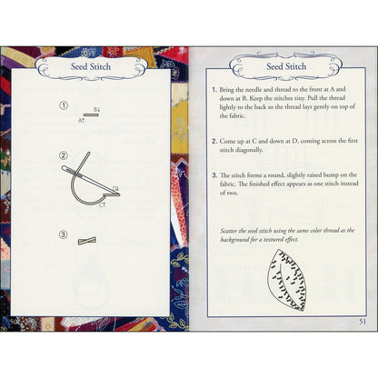 Hand Embroidery Stitches At-A-Glance