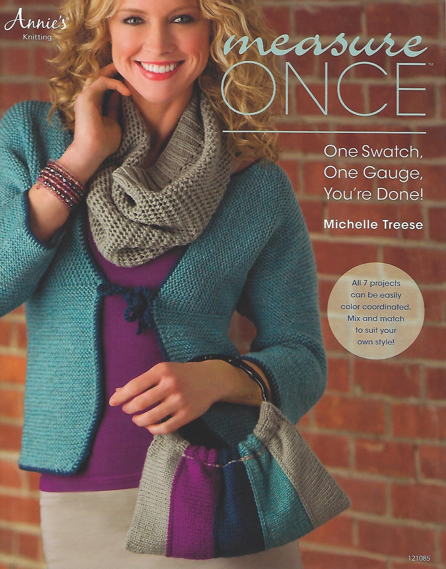 Measure Once Knitting Pattern Book/Annie's Attic #121085