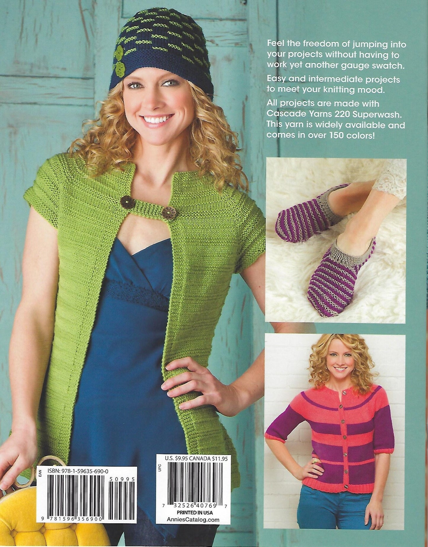 Measure Once Knitting Pattern Book/Annie's Attic #121085