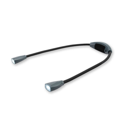 Dual Headed LED Adjustable Gooseneck Light; Crafts & Reading