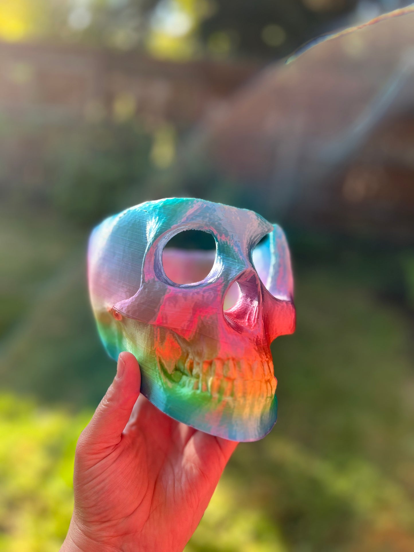 Yarn Bowl Smooth Skull