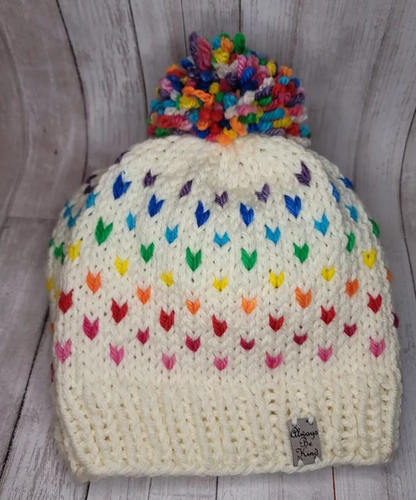 Chunky Rainbow Hat Kit