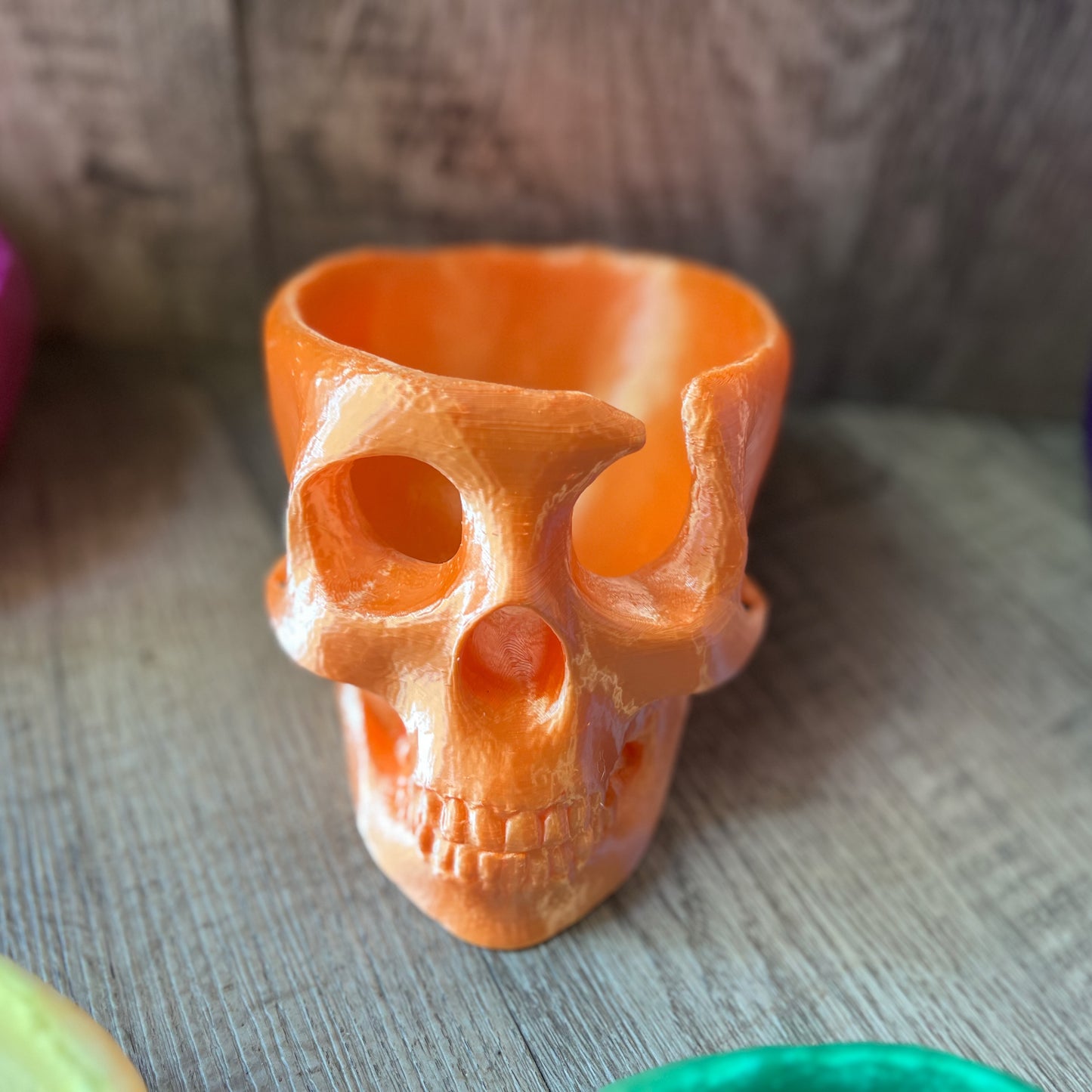 Yarn Bowl Smooth Skull