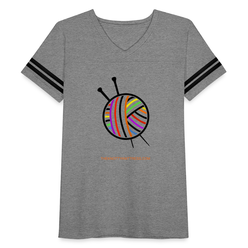 Rainbow Ball Women's Vintage T-Shirt – TheKnottyKnittress