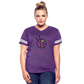Rainbow Yarn Ball Women’s Vintage Sport T-Shirt - vintage purple/white