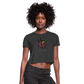 Rainbow Yarn Ball Women's Cropped T-Shirt - deep heather