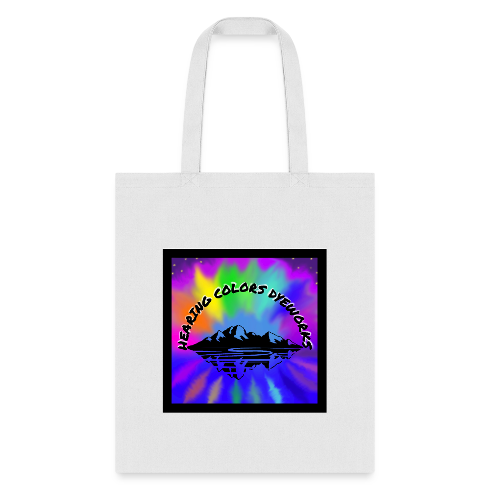 Hearing Colors Dyeworks Tote Bag - white