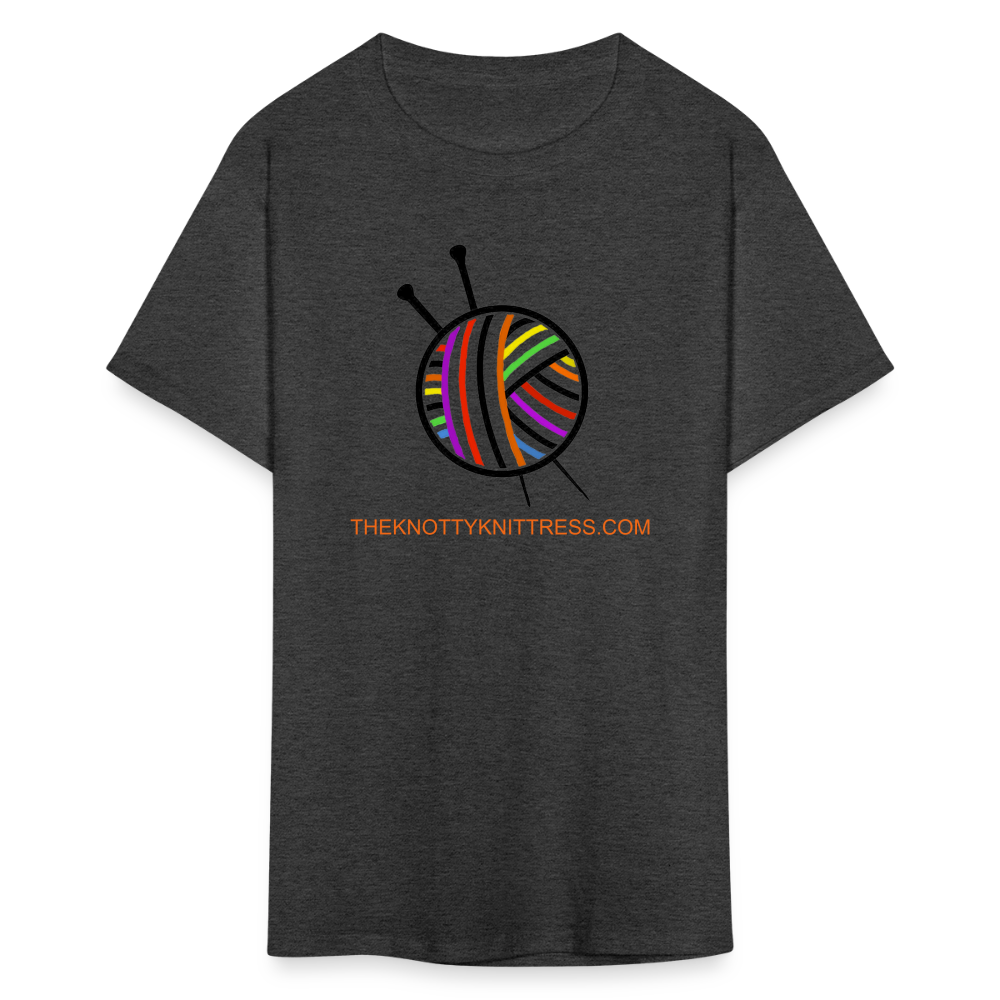 Rainbow Yarn Ball Unisex Classic T-Shirt - heather black