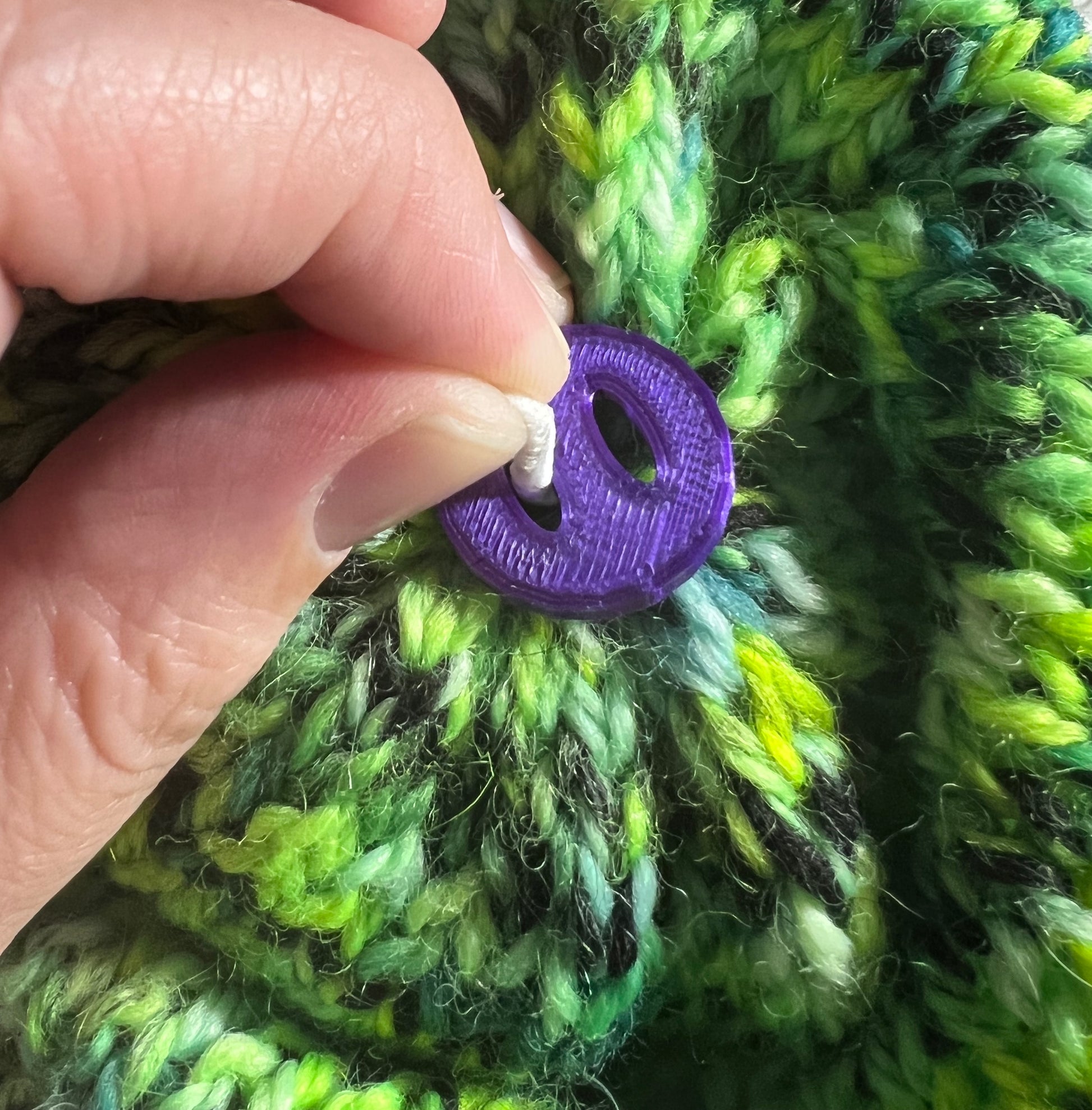 Pom Buttons - Ideal for crochet and knitted products
