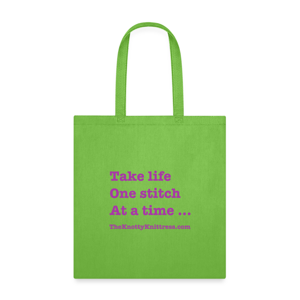 Tote Bag - lime green