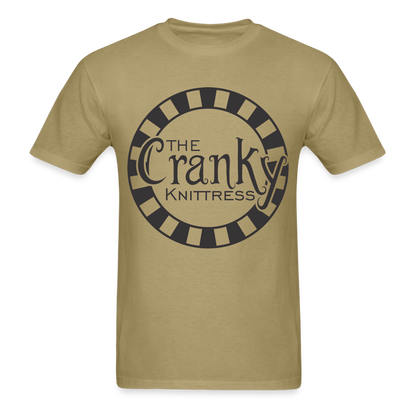 The Cranky Knittress Unisex Classic T-Shirt - khaki