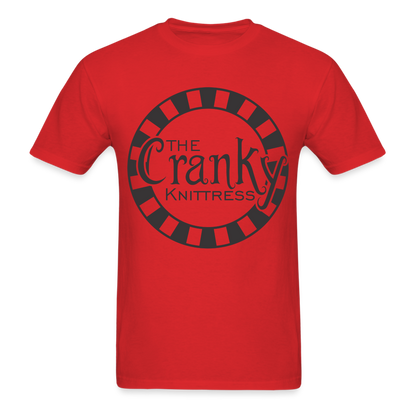 The Cranky Knittress Unisex Classic T-Shirt - red