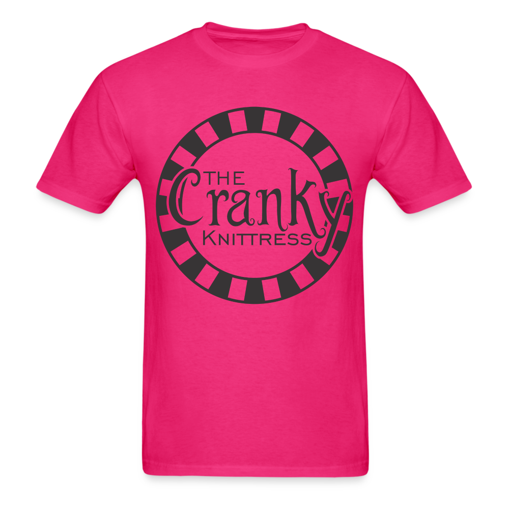 The Cranky Knittress Unisex Classic T-Shirt - fuchsia