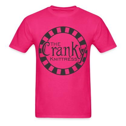The Cranky Knittress Unisex Classic T-Shirt - fuchsia