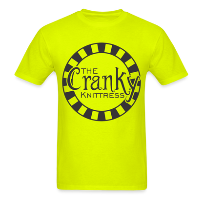 The Cranky Knittress Unisex Classic T-Shirt - safety green